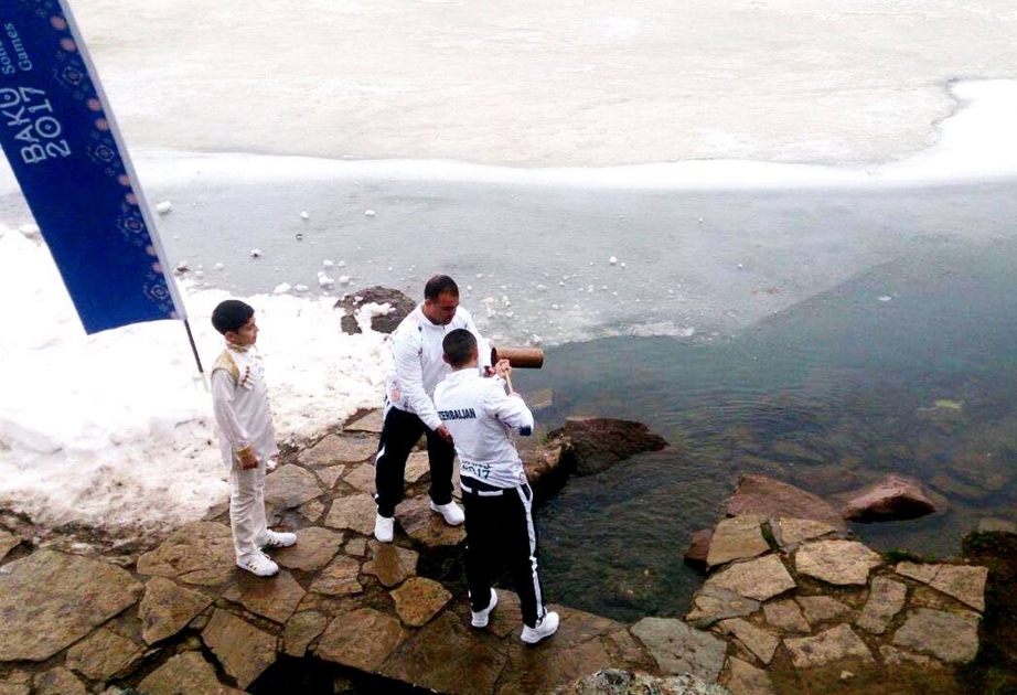 Jeux de la solidarité islamique : la phase du Nakhtchivan du voyage de l’eau est lancée VIDEO