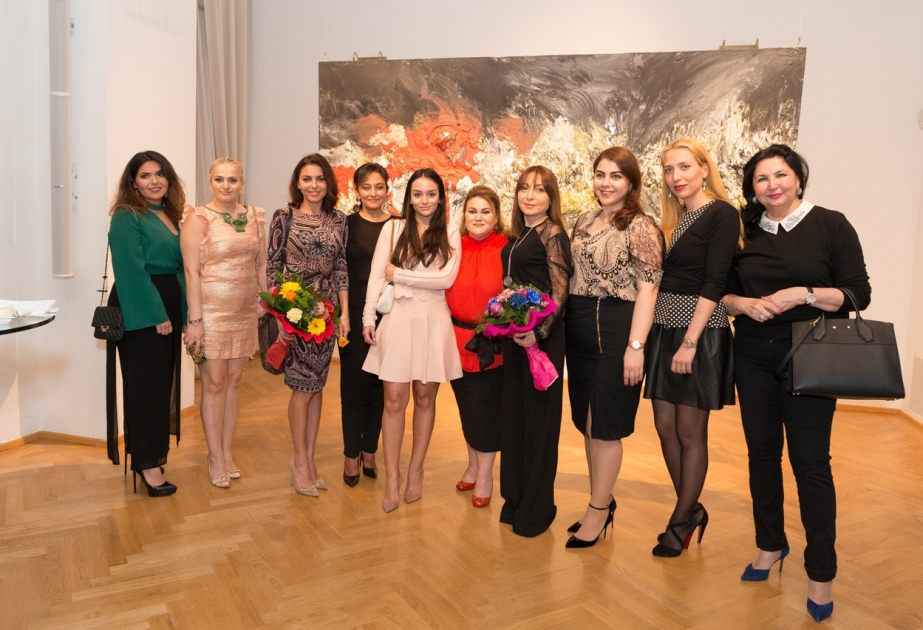 Talented Azerbaijani artist Aida Mahmudova opens her “Landscaped” exhibition in Vienna