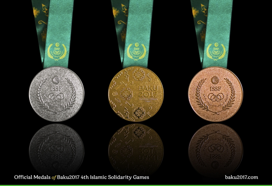 Medaillen der IV. Islamischen Spielen der Solidarität “Baku-2017“ präsentiert