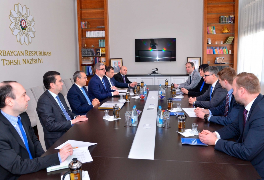 Azerbaijan`s Minister of Education meets Minister of Public Administration of Estonia