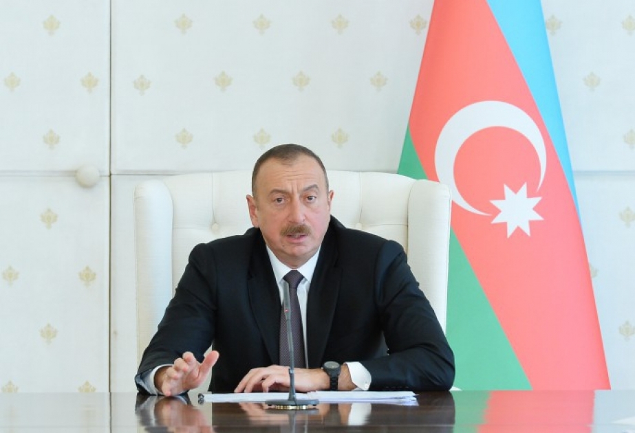 Präsident Ilham Aliyev: OSZE Minsk-Gruppe soll Druck gegen Annexionspolitik Armeniens stärken