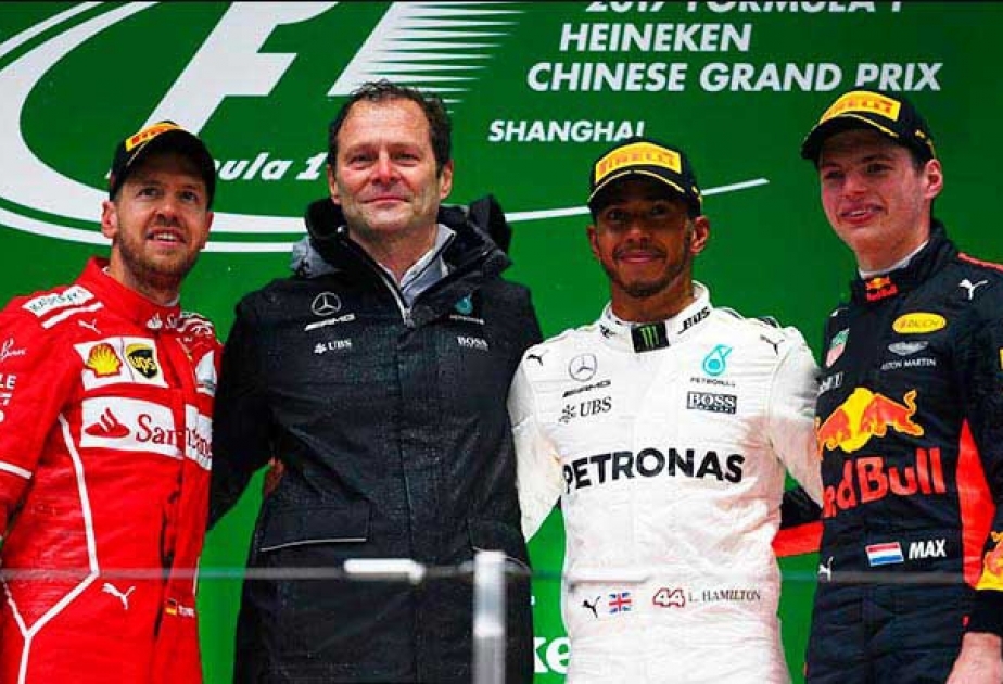 Lewis Hamilton wins Chinese Grand Prix ahead of Sebastian Vettel