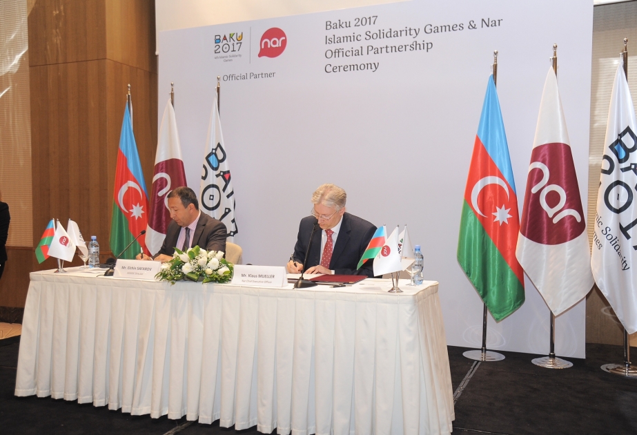 Nar chosen as Official Mobile Telecommunication Partner of Baku 2017 Games VIDEO