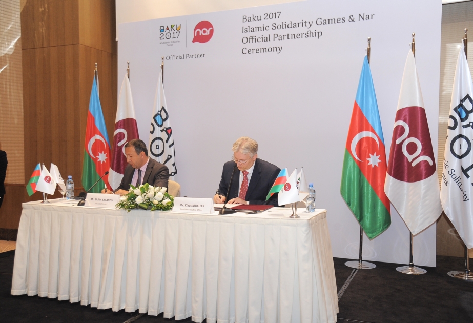 Nar-Mobile ist offizieller Mobilfunkpartner von "Baku-2017" gewählt VIDEO