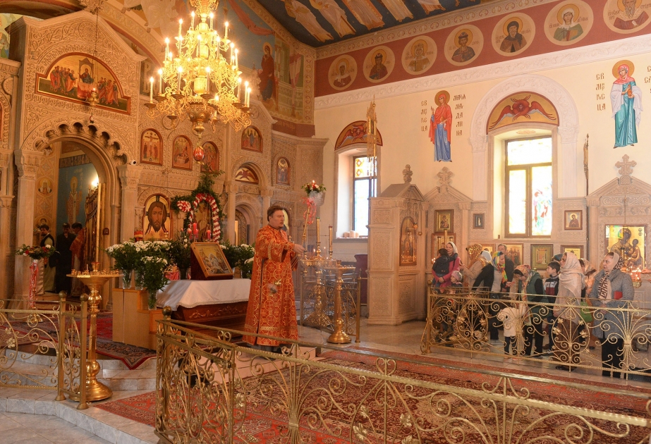 Православные в Баку отметили праздник Пасхи