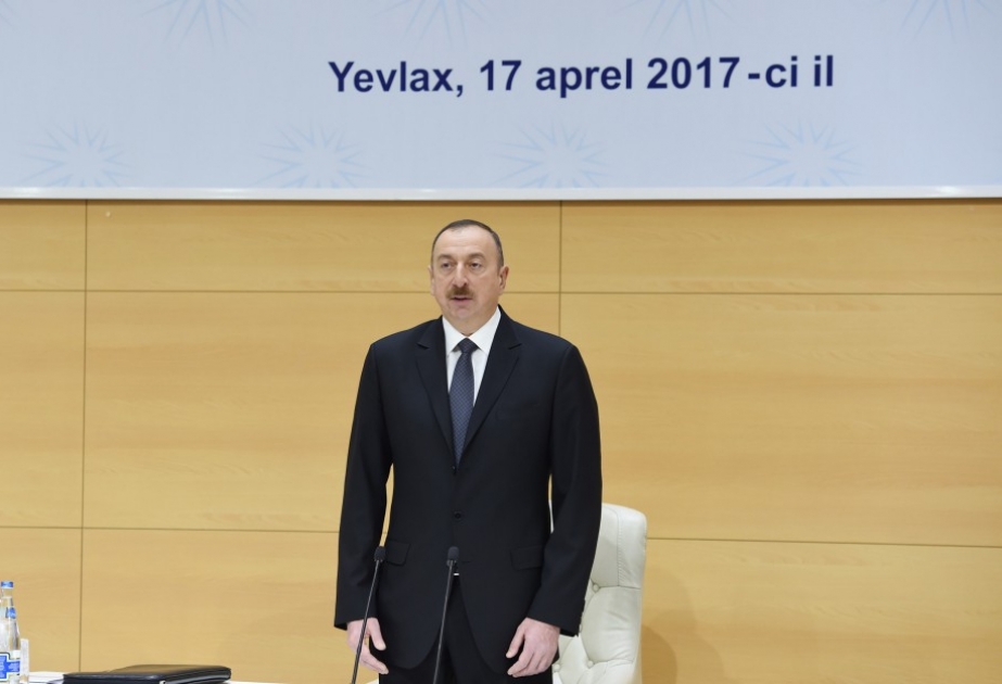 Prezident İlham Əliyev: 2017-ci il Azərbaycan üçün çox uğurlu il olacaq