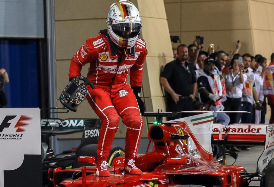 Sebastian Vettel wins Bahrain Grand Prix