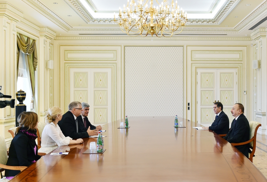 President Ilham Aliyev received delegation led by EU Special Representative for South Caucasus and crisis in Georgia VIDEO