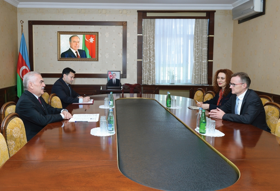 纳希切万自治共和国议会会长会见德国大使
