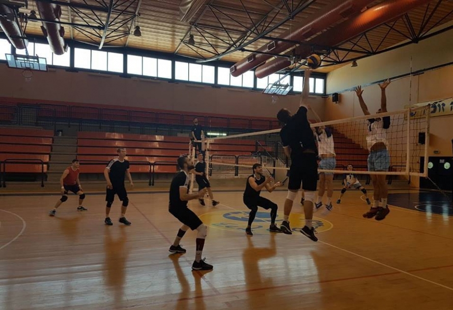 Kişi voleybolçulardan ibarət Azərbaycan millisi İsrail klubuna qalib gəlib