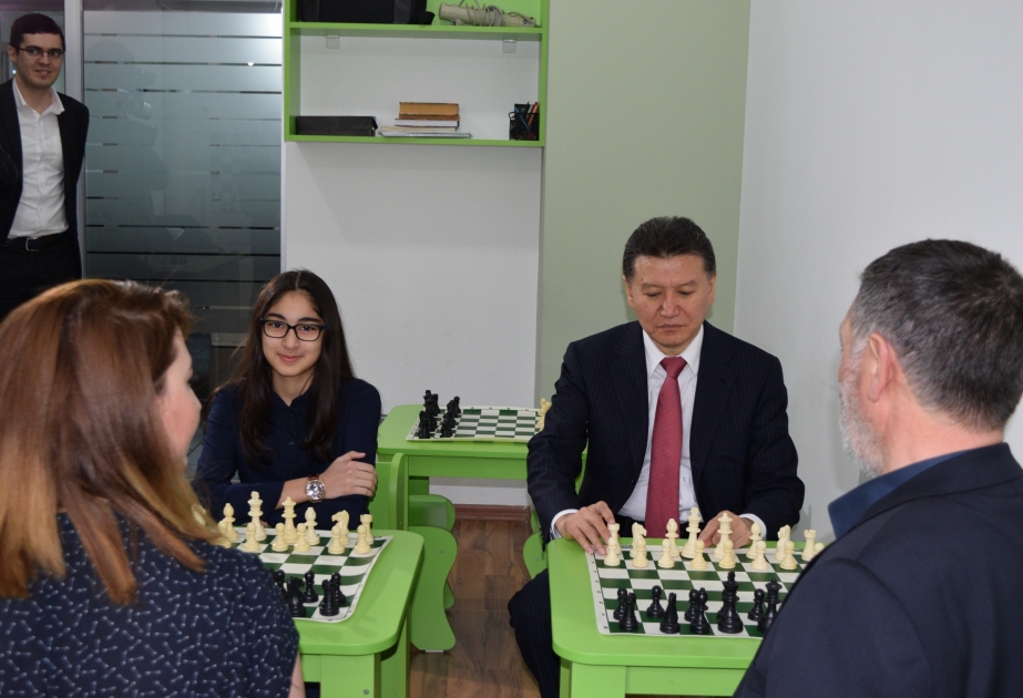 FIDE prezidenti Vüqar Həşimov Şahmat Akademiyasında olub