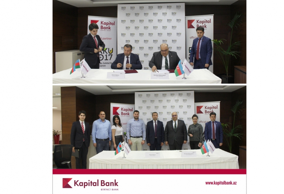 Baku 2017 signs agreement with Kapital Bank