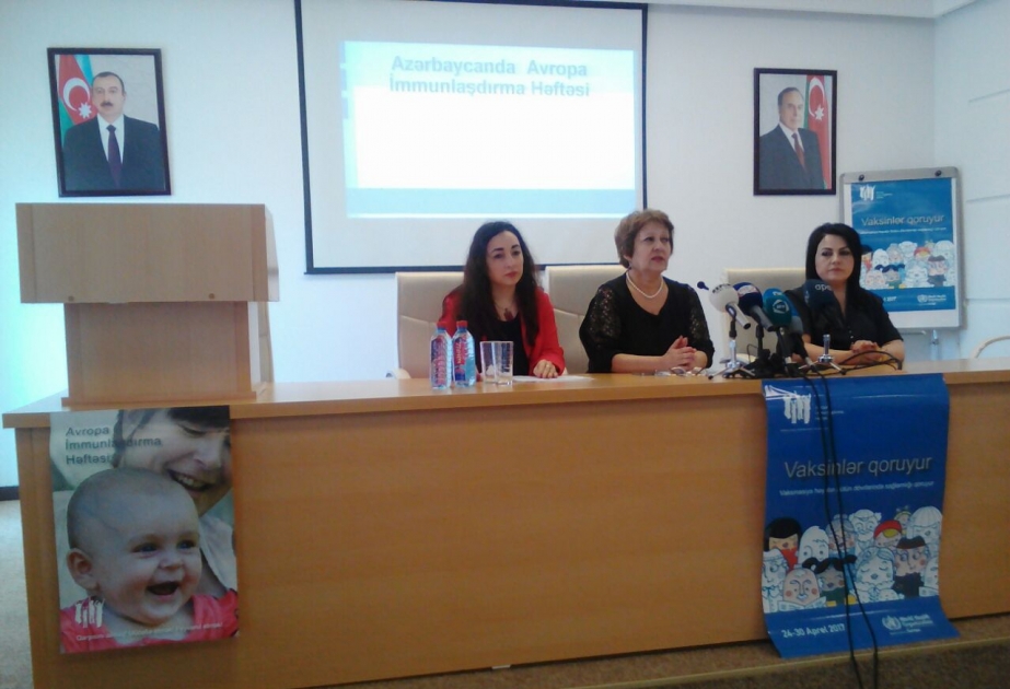 Дан старт очередной Европейской недели иммунизации в Азербайджане