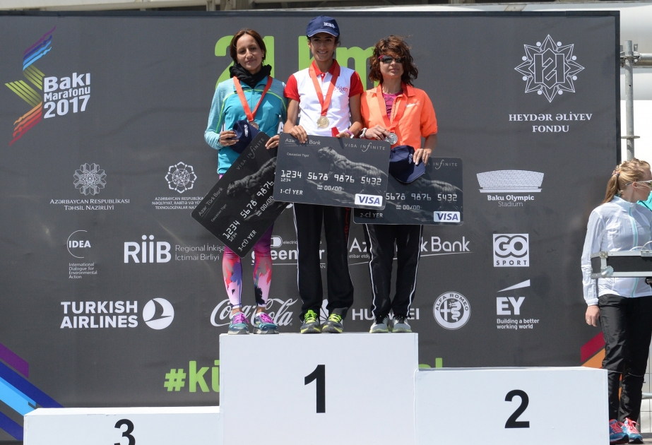 “Bakı Marafonu-2017”: qadınlar arasında II-III yerə Ukrayna və İran vətəndaşları sahib çıxıblar