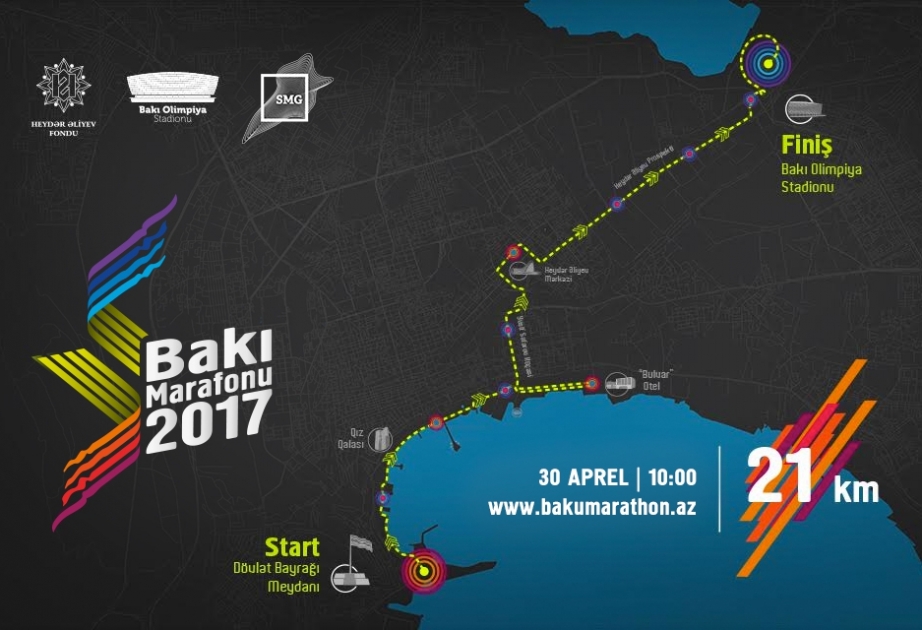Heydər Əliyev Fondu “Bakı Marafonu-2017”nin iştirakçılarına və sponsorlarına təşəkkür edir