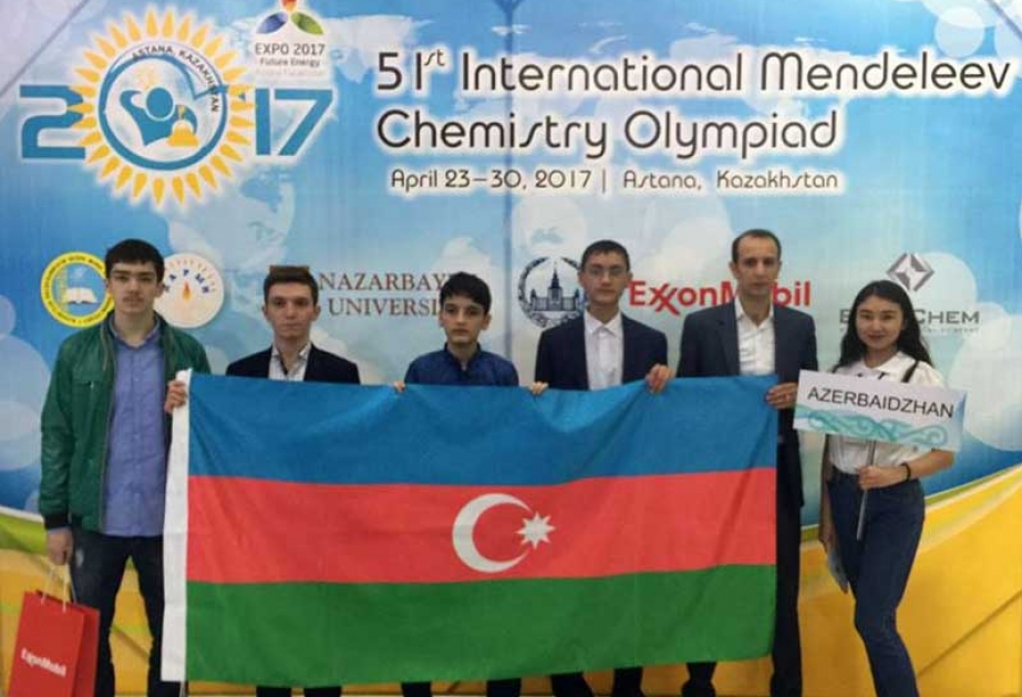 Azerbaijani students win two medals at International Mendeleev Chemistry Olympiad