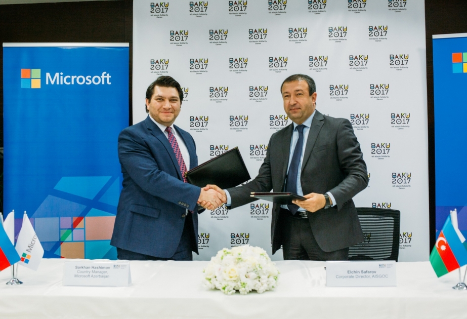 “Microsoft” şirkəti IV İslam Həmrəyliyi Oyunlarının rəsmi dəstəkçisi olub