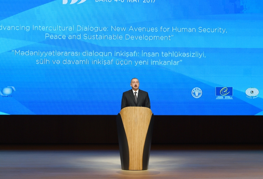 President Ilham Aliyev attended opening of 4th World Forum on Intercultural Dialogue VIDEO