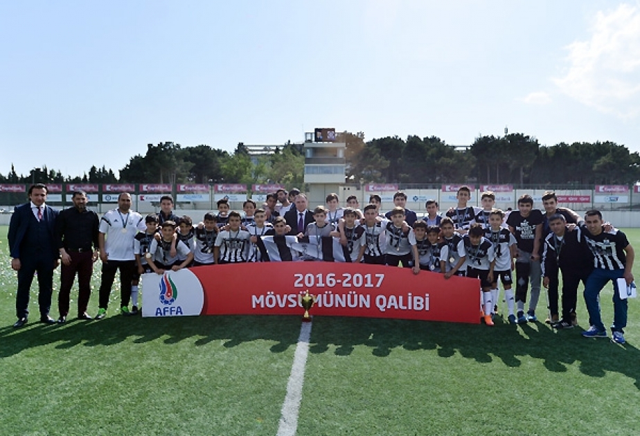 “Neftçi” klubu U-14 Liqasının qalibi olub