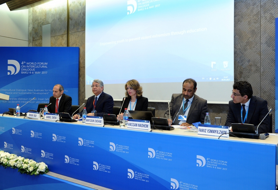 Another plenary session features discussion on empowering youth to prevent violent extremism through education