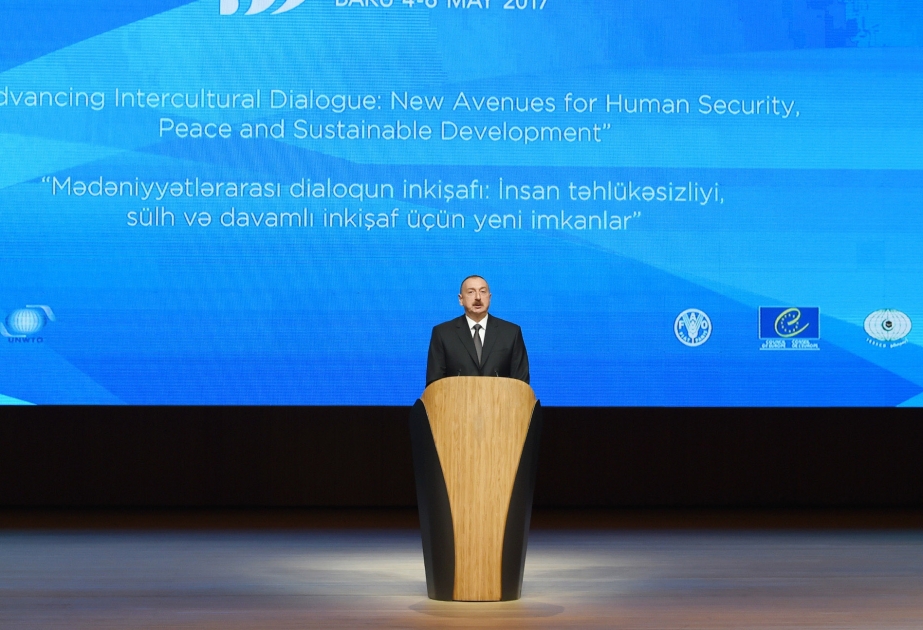 Le président Ilham Aliyev participe à la cérémonie d’ouverture du 4e Forum mondial sur le dialogue interculturel VIDEO