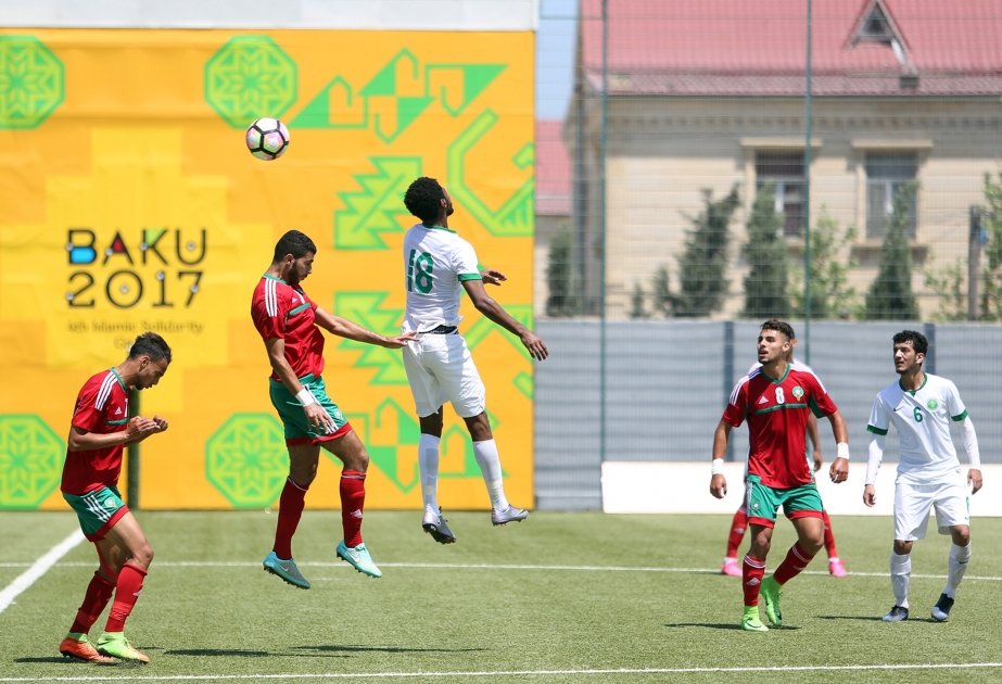 Moroccan footballers see off Saudi Arabia as Baku Islamic Solidarity Games begin