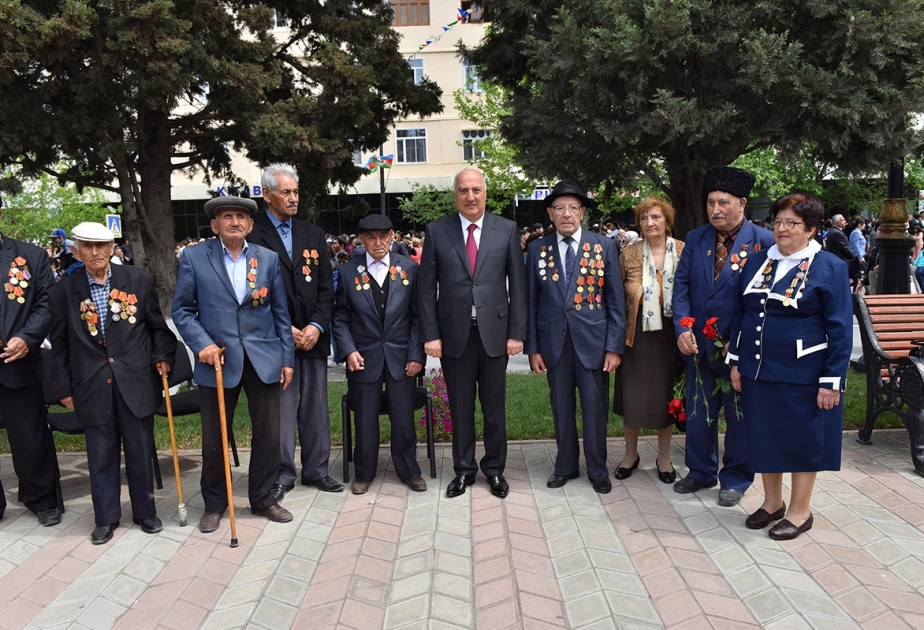 В Сумгайыте отмечен праздник Победы