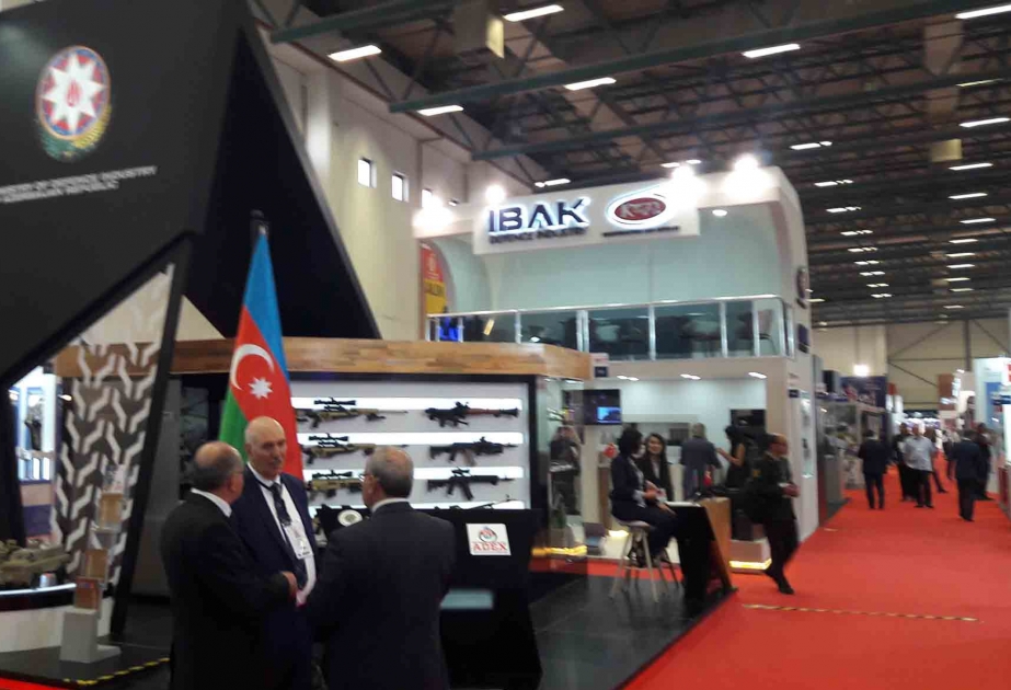 На международной выставке «IDEF-2017» в Стамбуле функционирует павильон Азербайджана