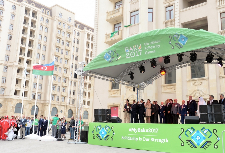 Azerbaijani flag raised in Athletes Village of 4th Islamic Solidarity Games