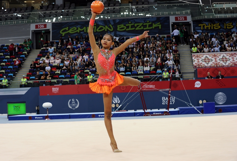 İslamiadanın bədii gimnastika üzrə fərdi təsnifat yarışları başlayıb
