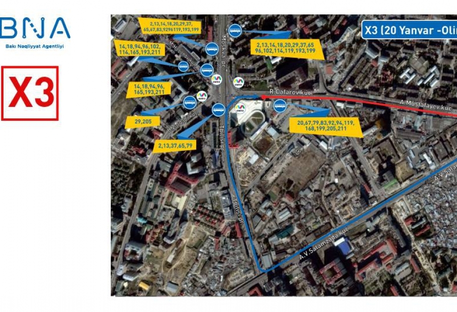 İslam Oyunlarında paytaxtın ictimai nəqliyyat şəbəkəsinə dair Elektron Məlumat Toplusu hazırlanıb