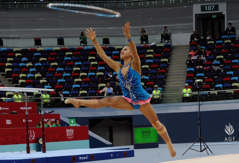 Bakou-2017/gymnastique rythmique : Marina Durunda et Jalé Piriyeva en finale ballon et au cerceau