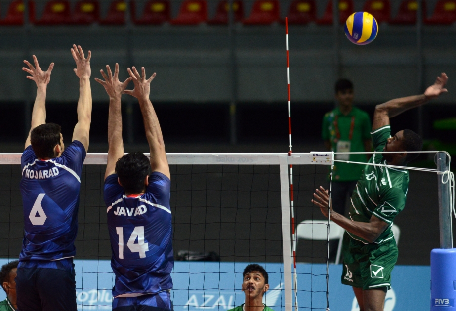 Bakou 2017 : les volleyeurs iraniens remportent la victoire face aux Saoudiens