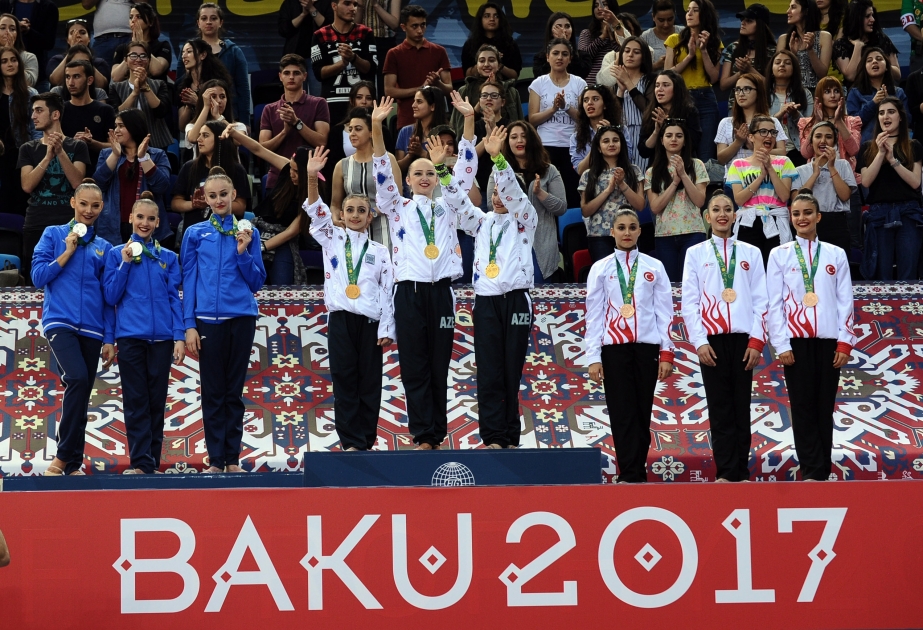 Azerbaijani rhythmic gymnastics team crowned Islamic Solidarity Games winners