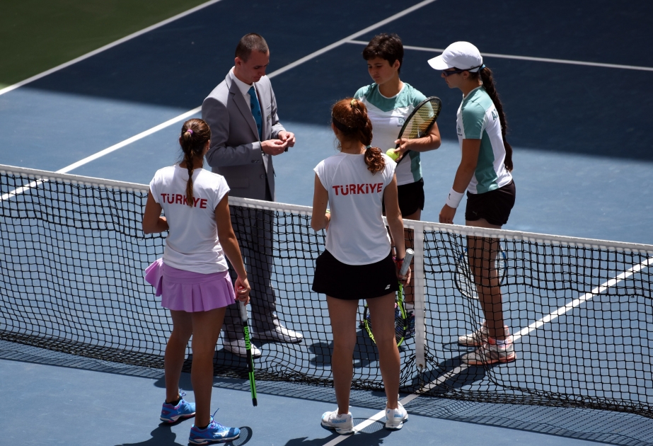 Azərbaycanın və Türkiyənin qadın tennisçilərinin görüşü başa çatıb