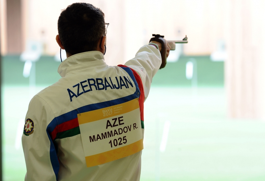 Un tireur azerbaïdjanais en finale du tir au pistolet 50m
