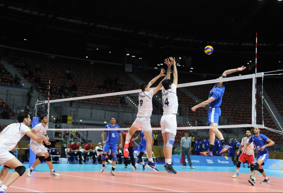 “Bakı-2017”: Voleybol yarışlarının altıncı günü İranın və Mərakeşin kişi idmançılarının görüşü ilə başlayıb