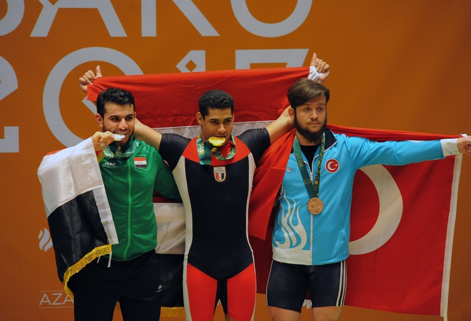 Ağır atletika yarışının dördüncü günündə ilk çempionluq sevincini Misir təmsilçisi yaşayıb