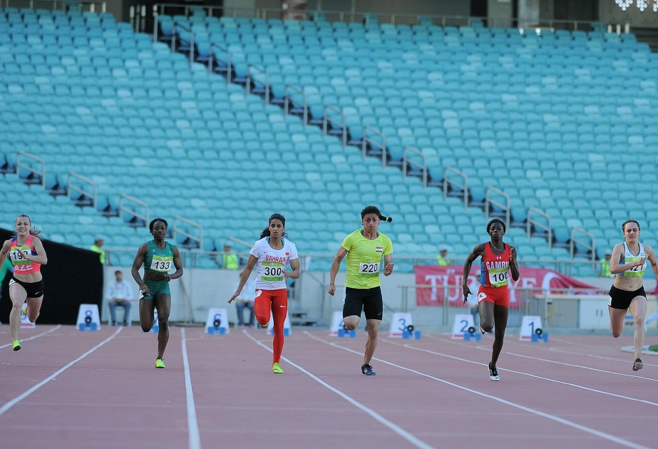 Bakı Olimpiya Stadionunda atletika yarışları davam edir