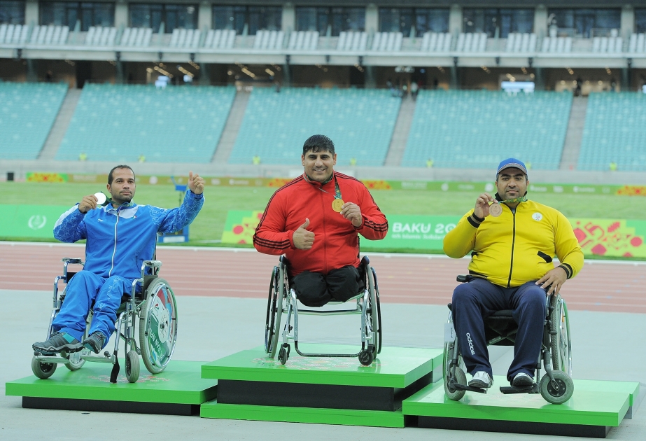 Baku 2017 Kugelstoßen   Olokhan Musayev gewinnt 40. Gold für Aserbaidschan bei Islamiada