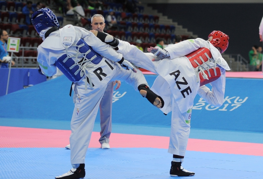 Taekvandoçularımız Fəridə Əzizova və Milad Beigi Hərçəqani ilk görüşlərində qalib gəliblər