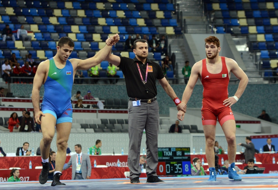 Bakou 2017/lutte : Rafig Husseynov et Orkhan Nouriyev en finale