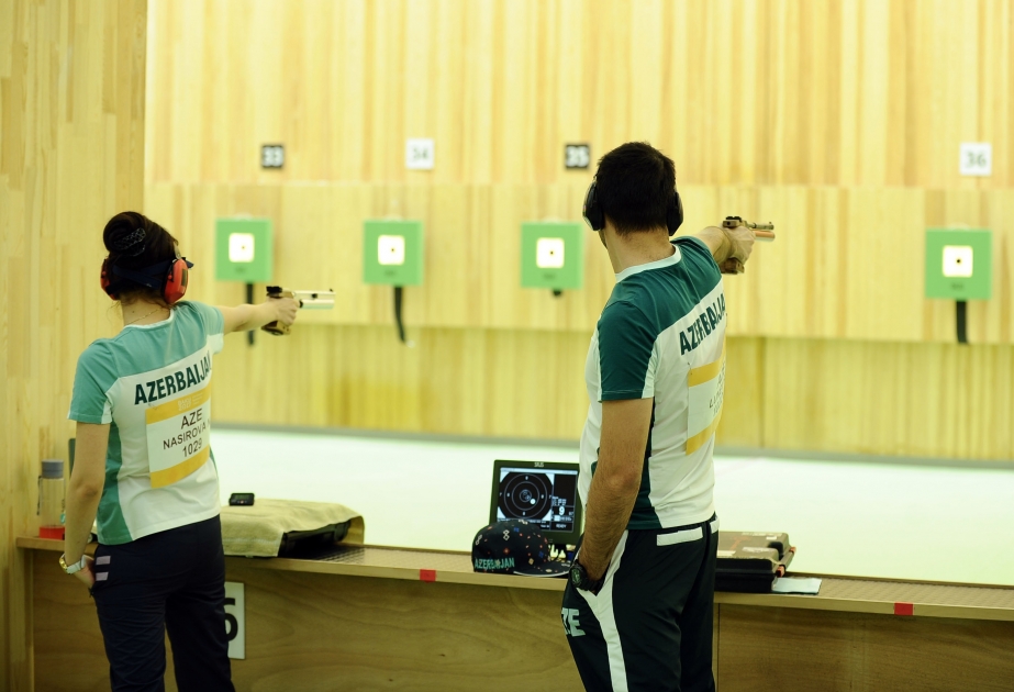 L’équipe d’Azerbaïdjan décroche la médaille d’or de l’épreuve de tir 10m pistolet à air