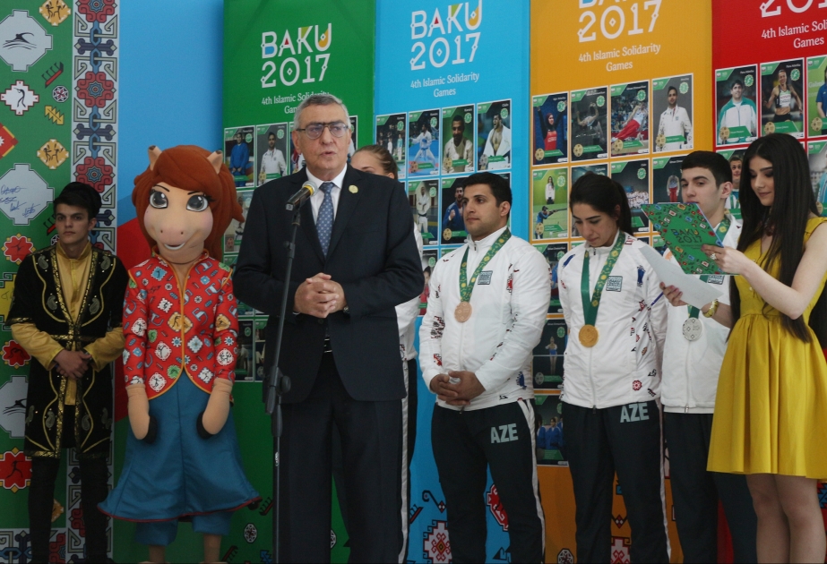Milli Olimpiya Komitəsində qalib idmançılarla növbəti görüş