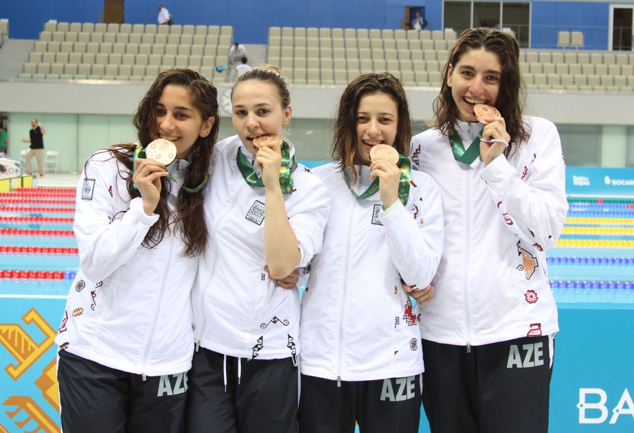 Qadın üzgüçülərimiz bürünc medal qazanıblar