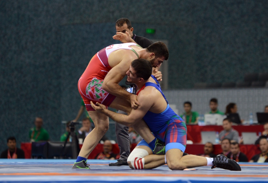 Azerbaijani Greco-Roman wrestler claims silver at Baku 2017