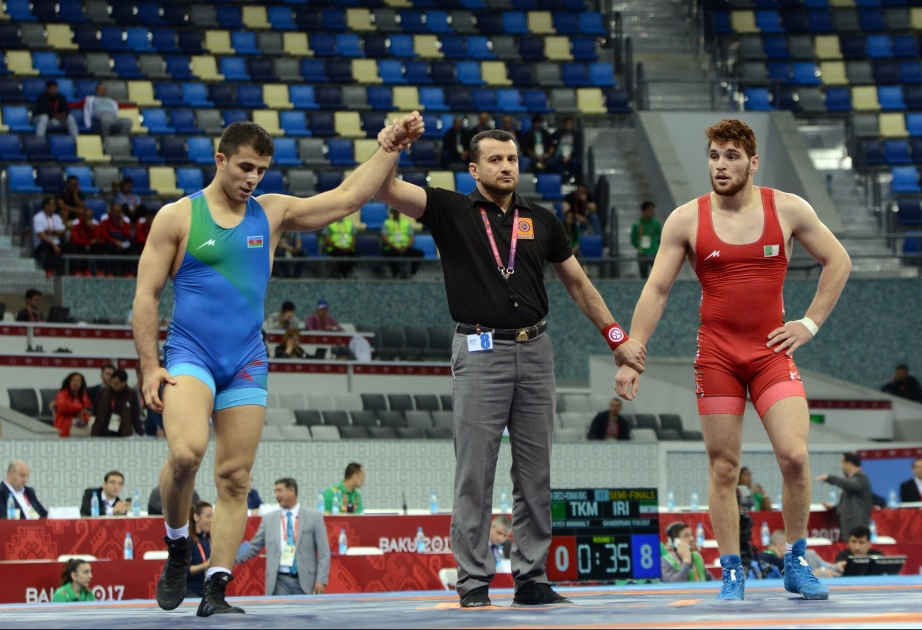 “Bakı-2017”nin güləş yarışlarının ilk günündə pəhləvanlarımız dörd medal qazanıblar