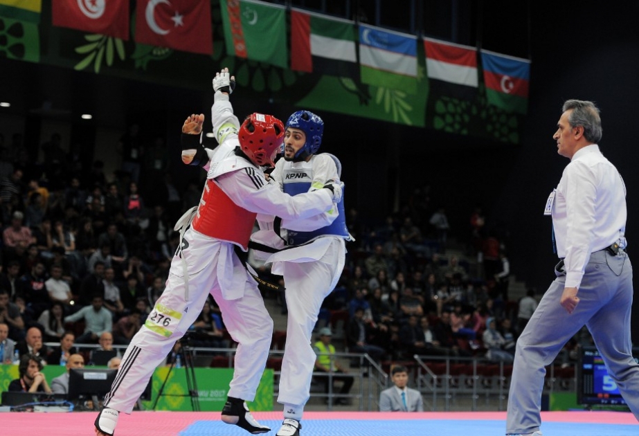 Азербайджанский таэквондист в финале Исламиады