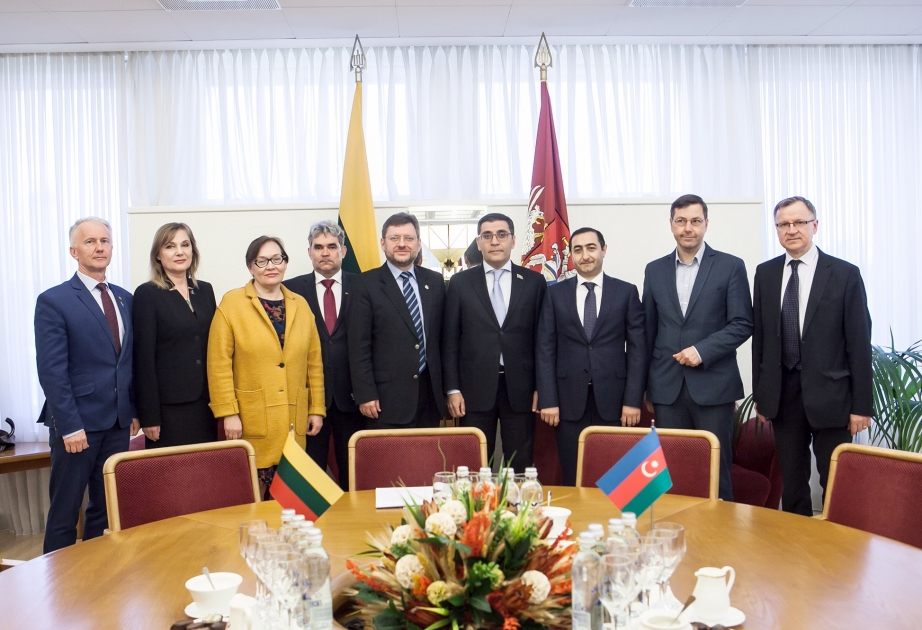Azərbaycan-Litva parlamentlərarası əlaqələri müzakirə olunub
