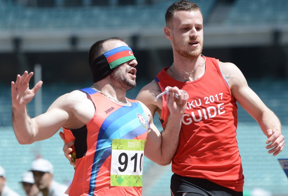 2 aserbaidschanische Paralympioniken im Finale von Baku 2017